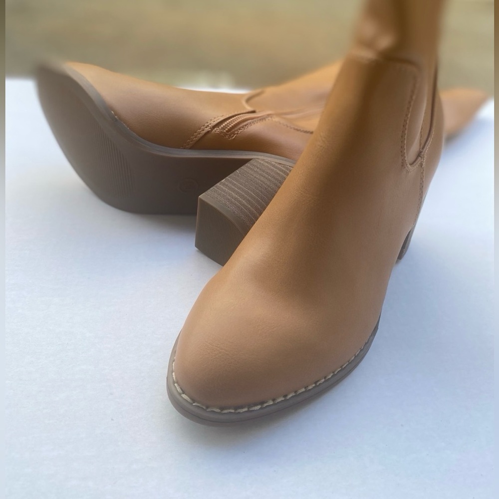 New Universal Thread light brown knee high boots - Picture 10 of 13